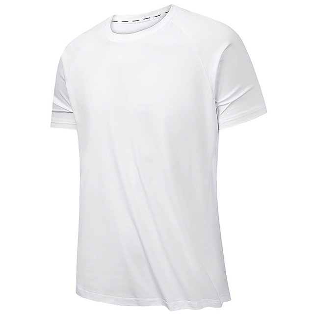 Birdeem Chemises pour Hommes T-Shirt d'Été Uni Décontracté à Manches Courtes Col Rond