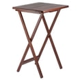 thumbnail image 3 of Winsome Alex 5-PC Snack Table Set in Walnut finish, 3 of 9