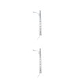 thumbnail image 2 of pitrice Model Railway Lamp Classical Pathway Single-Head Lightweight Ladder Streetlights Miniature Outdoor LED Metal Lamppost Silver（Warm Light） 2Set, 2 of 6