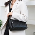 thumbnail image 4 of Zipper Crossbody Bag, Wide Strap Phone Wallet, Shoulder Purse, Multiple Zipper Pockets, Secure Hands-Free Carry, Compact Organizer, Durable Daily Use, 4 of 7