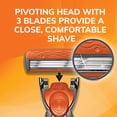 thumbnail image 4 of BIC Comfort 3 Hybrid Refillable Disposable Men's Razor, 3-Blade Razor Blades, 2 Handles and 20 Cartridges, For a Comfortable Shave, 4 of 9