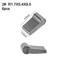 thumbnail image 1 of Kit de 6 Pcs Roues de Vélo de Montagne/route Cassette Moyeu Pagaies Pièces de Vélo R1.7*5.4(Type2), 1 of 10