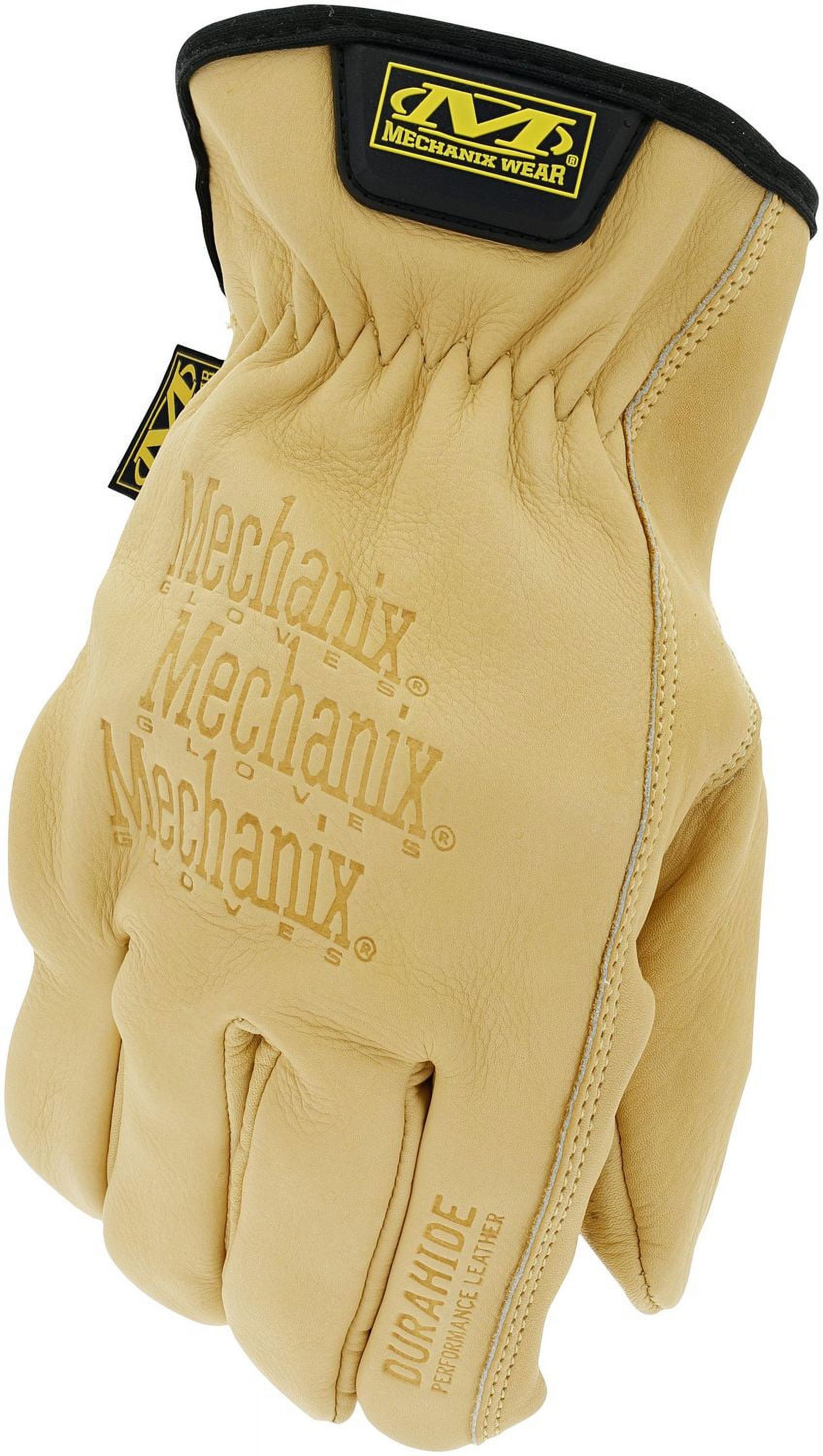 Mechanix Wear DuraHide™ Leather Cow Driver Work Gloves (Large, Tan)