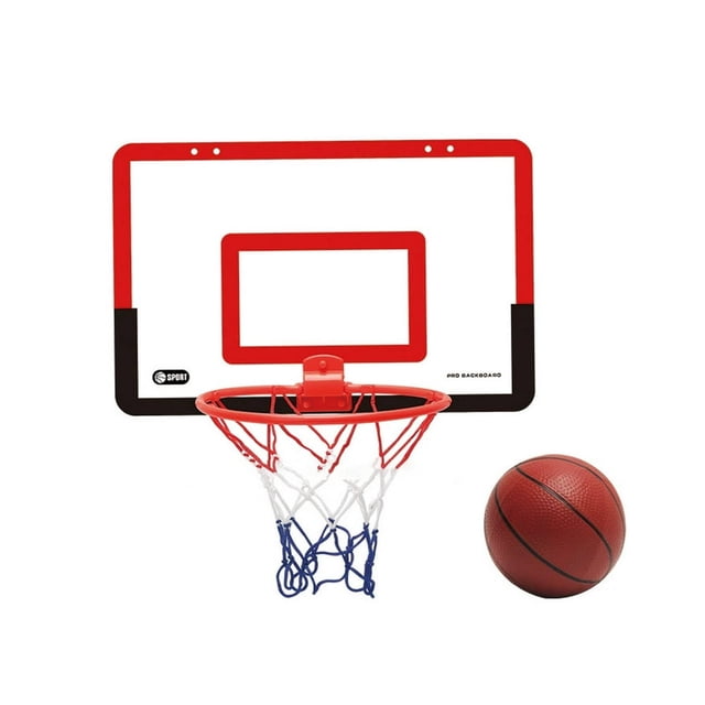 POINTERTECK Panier de Basketball Intérieur Installation Sans Traces Mini Panier de Basketball pour Enfants Réduction des Chocs et du Bruit Panier de Basketball Pliable pour Enfants Style3