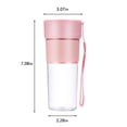 thumbnail image 3 of LSLJS Portable Juicer Cup, Mini Juicer Cup for Smoothies, Juices and Shakes, Portable Juicer Cup with Powerful Motor, Suitable for Home, Travel, Office, Outdoor, Dental Irrigator, 3 of 8