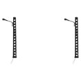 thumbnail image 2 of pitrice Model Railway Lamp Classical Pathway Single-Head Lightweight Ladder Streetlights Miniature Outdoor LED Metal Lamppost Black（White Light） 2Set, 2 of 6