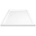 thumbnail image 3 of vidaXL Rectangular ABS Shower Base Tray White 80x120 cm, 3 of 4