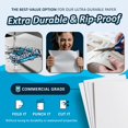 thumbnail image 3 of SplashProof Printer Paper - 8.5" x 11", 10 Mil Waterproof Paper, Laser Printer & Copy Machine Compatible (50 Sheets), 3 of 9