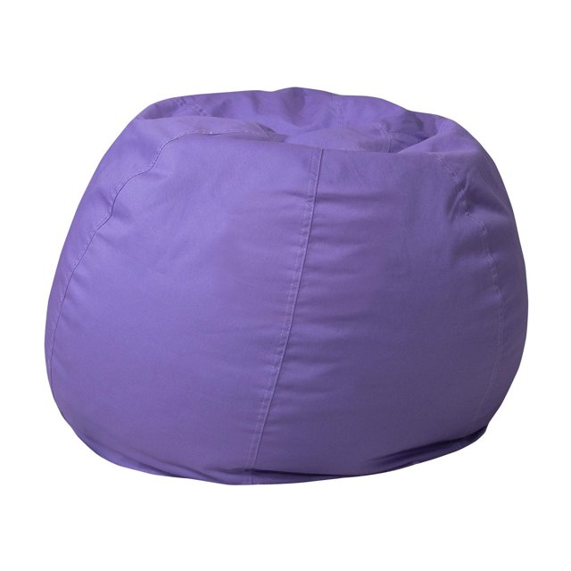 Petit fauteuil poire vert à pois pour enfants