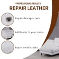 thumbnail image 2 of Riforla Trousse en Cuir et de Réparation - Agent de Réparation pour Meubles Canapé Sièges d'Auto Sofa Veste Blanc, 2 of 7
