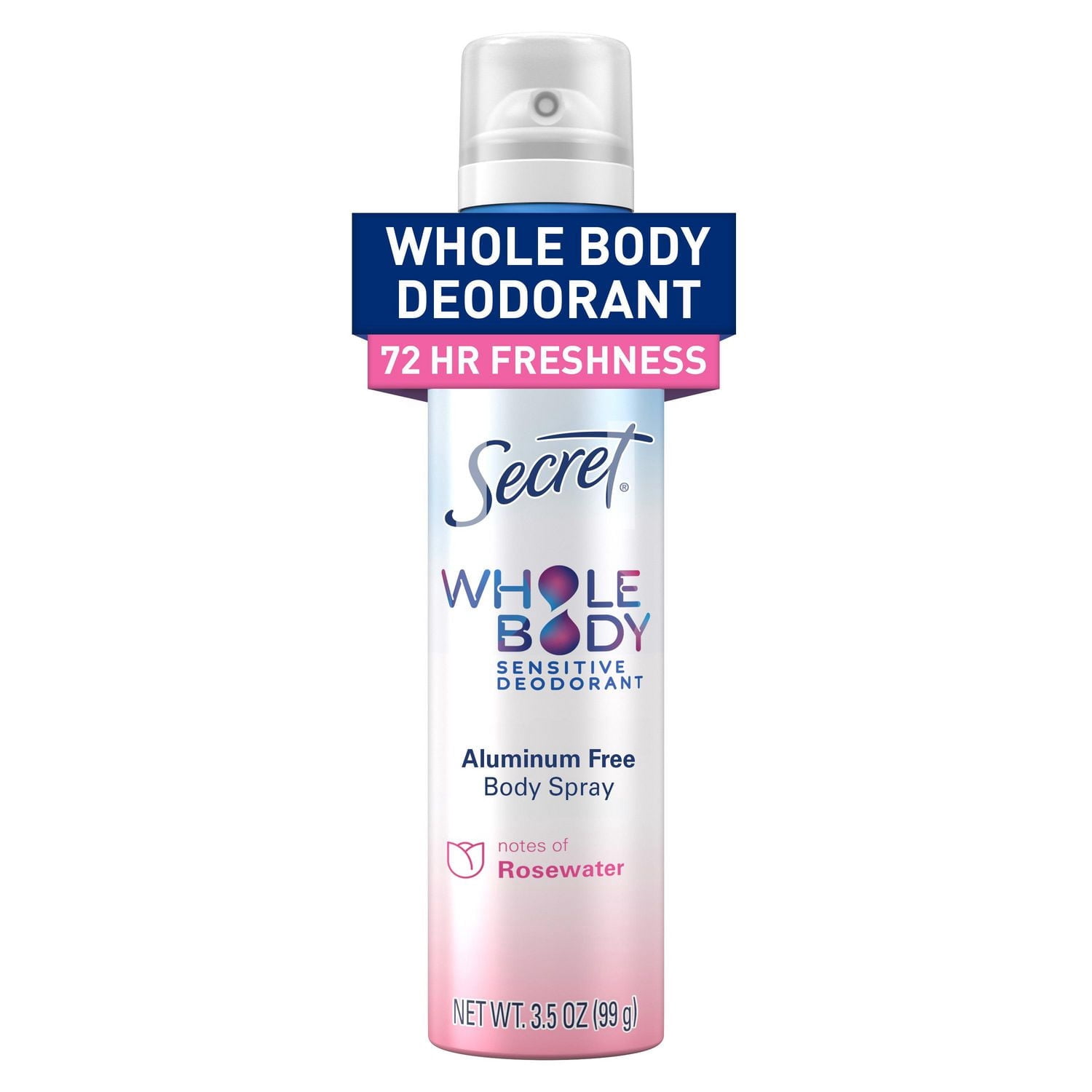 Secret Whold Body Spray, Rose