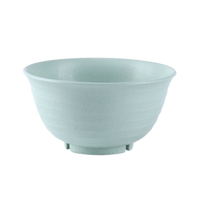 Clearance! hoksml Plastic Bowls, a set of four large kids cereal bowls made from eco-friendly wheat straw fiber and PP material. These Nordic green bowls are microwave and dishwasher safe, featuring a minimalist round design with smooth edges. Perfect for cereal, soup, rice, and more.