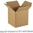 thumbnail image 4 of Cardboard Boxes Moving Storage Boxes Postal Boxes Heavy Duty Packing Cartons for Shipping Moving House（35*19*23cm）, 4 of 7