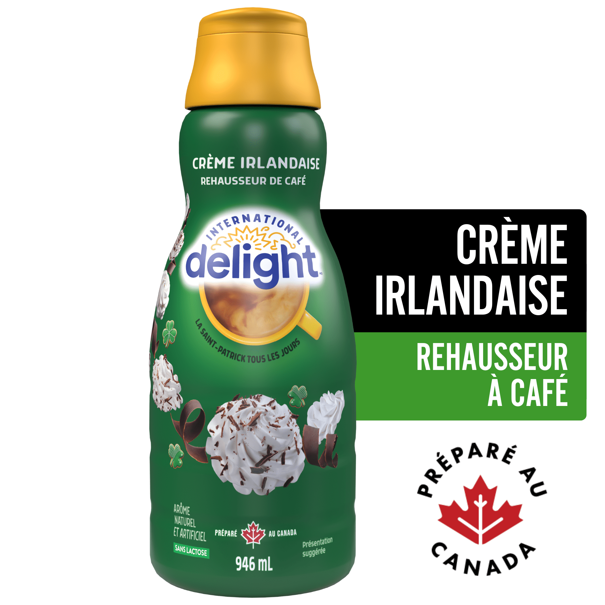 International Delight Rehausseur de Café à la Crème Irlandaise, 946 ml