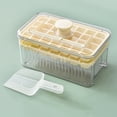 thumbnail image 2 of Ice Cube Tray with Lid and Bin Ice Trays, Ice Cubes Tray with Lid and Bin,56 Pcs Square Ice Cubes Molds with Ice Scoop,Easy Release & Save Space, Ice Cubes Storage Container Set, 2 of 9