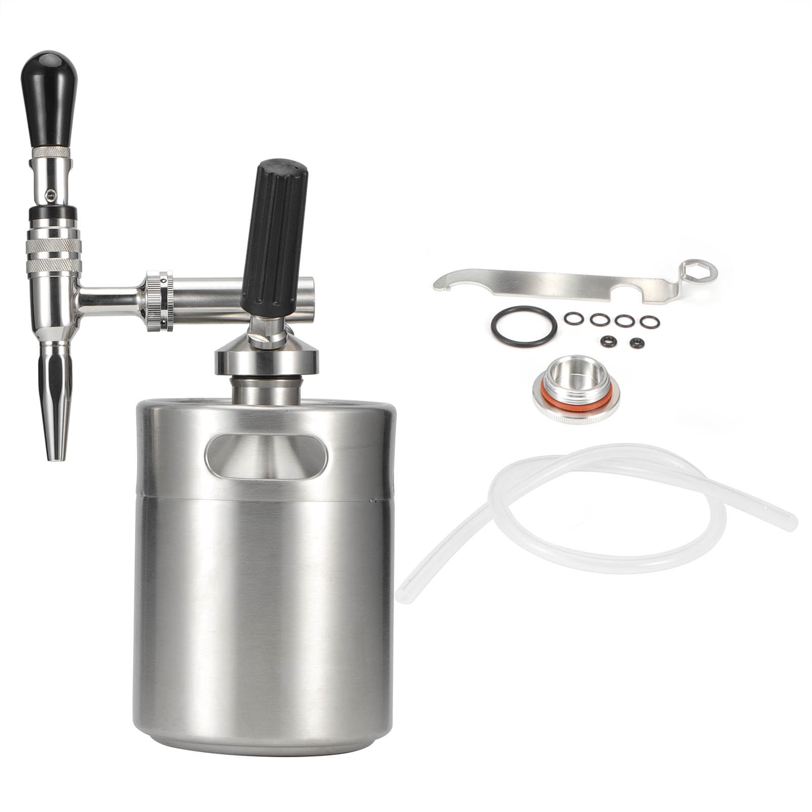 Coffee Keg, Mini Durable Nitro Cold Brew Coffee Maker, For Home Camping 2L