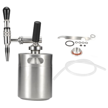 Coffee Keg, Mini Durable Nitro Cold Brew Coffee Maker, For Home Camping 2L