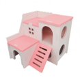 thumbnail image 1 of Small Animal Hideout PVC Hamster House Breathable Stable Cage Toy, 1 of 4