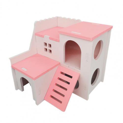 Small Animal Hideout PVC Hamster House Breathable Stable Cage Toy