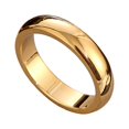 thumbnail image 1 of fastboy Adults Wedding Party Banquet Ceremony Ring Portable Lovers Alloy Modern Rings Simple Design Decoration Jewelry Gold Size 9 1Set, 1 of 6