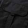 thumbnail image 4 of Dagugfen Plus Size Mens Shirts Button down Long Sleeve Loose Stretch Casual Work Tops with Pockets, 4 of 7