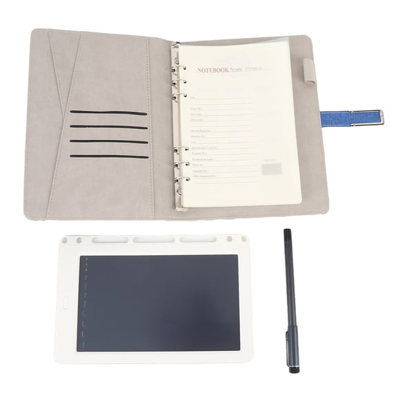 Smart Pen, Real Time Synchronization Writing Board Set for Learning Note Taking Drawing, with PU Notebook and Writing Board for Phones and Tablets