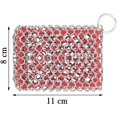 thumbnail image 3 of 2 Pack Cast Iron Scrubber 316 Stainless Steel with Silicone Insert Durable Flexible Chain Cleaner Cleaner for All Types of Griddles Pots Skillet Grills Kitchen Cookware BBQ Tools & Ovens (Red*2), 3 of 7