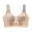 Khaki, variant on HVOBTTY Women's Comfortable Push Up Bra, Fashion Women's Solid Color Lifting Gathering Folding Sagging Bra Bra for Women Daily Bra Black, XXL