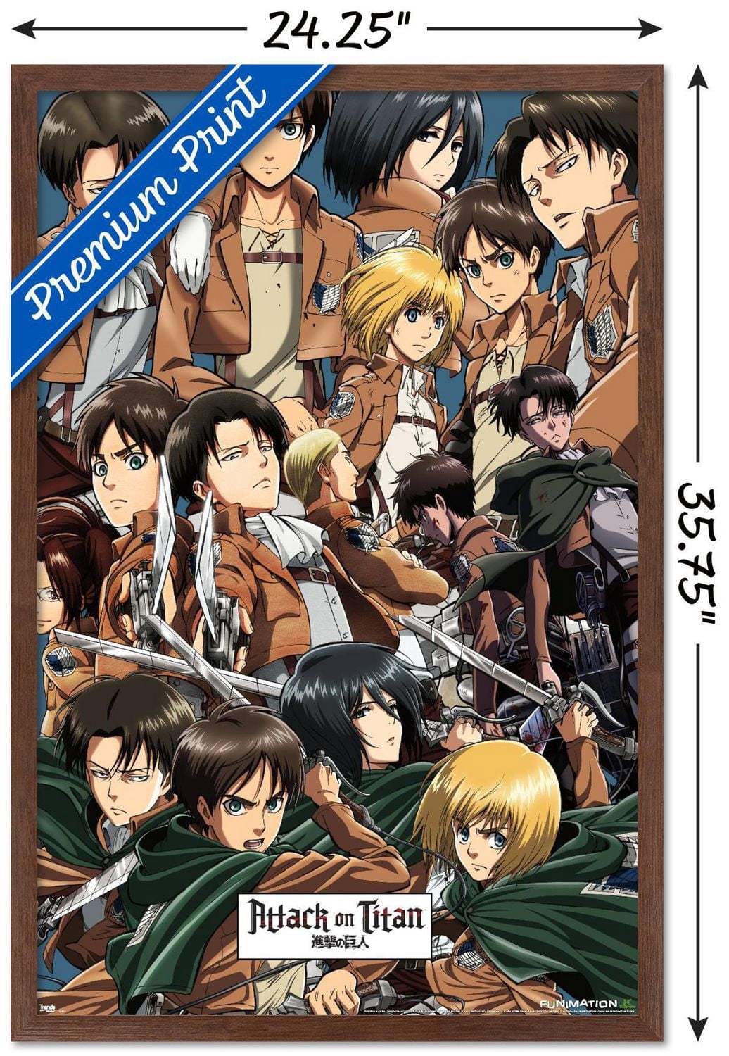 Attack on Titan - Collage Wall Poster, 22.375" x 34"