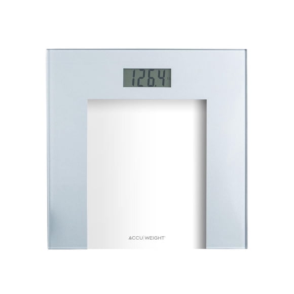Accuweight 400 lb Digital Glass Weighing Scale, tempered glass