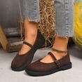 thumbnail image 2 of Flat Shoes for Women, Versatile Loafers with Buckle and Low-Cut Style, 2 of 8