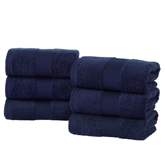 Fabstyles Super Soft and Absorbent Hand Towel, Luxury Hand Towels for Spa, Home, and Hotel, Quick Dry Hand Towels, Set of 6, 16 x 28 Inches
