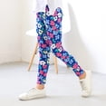 thumbnail image 2 of 2025 s Ankle Length Leggings Printing Flower Classic Pants Stretch, 2 of 4