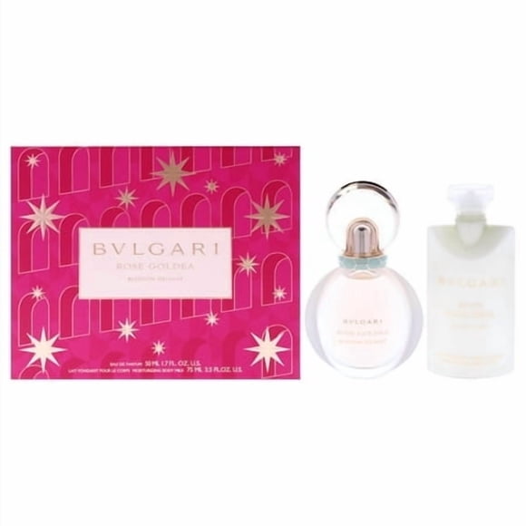 Bvlgari Rose Goldea Blossom Delight pour Femmes - Coffret Cadeau 2 Pcs Vaporisateur EDP 1,7 Oz, Lait Corporel Hydratant 2,5 Oz