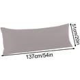 thumbnail image 2 of Pillow Case Clearance Brushed Microfiber Body Pillow Cover Soft And Cozy Full Body Pillowcase For Adults 20 X 54 (Not Include Body Pillow), Home Textile Pillow Case, 2 of 3
