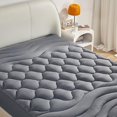 thumbnail image 1 of Sonive Full Size Mattress Protector, Mattress Topper with 8-21" Deep Pocket, Mattress Pad with 3-Zone Support, Mattress Cover Microfiber Fitted Mattress Machine Washable Grey, 1 of 5