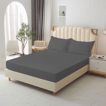Summer Savings Kcavykas Double Bed Fitted Sheet Single Piece Non-Slip Fixed Bed Cover All-Inclusive Mattress Protection Bed Cover Soft Fiber Suitable for Sleeping Naked