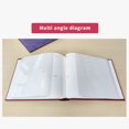 thumbnail image 1 of 6 Inch Photo Album 200 Pockets Storage Scrapbooking with Memo Interleaf Type Family Memory Photos Baby Birth Travel DIY Book Purple blue, 1 of 9