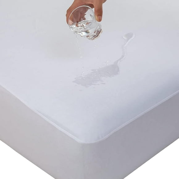 LOVEVER Waterproof Mattress Protector King Size Noiseless & Soft Coverage Mattress Cover Fitted Sheets with Deep Pocket up to 18” Super Breathable & Easy Wash Full Mattress Protector 76