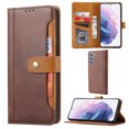 thumbnail image 2 of Samsung S22 Brown Calf Leather Card Protection Business Phone Case, 2 of 5