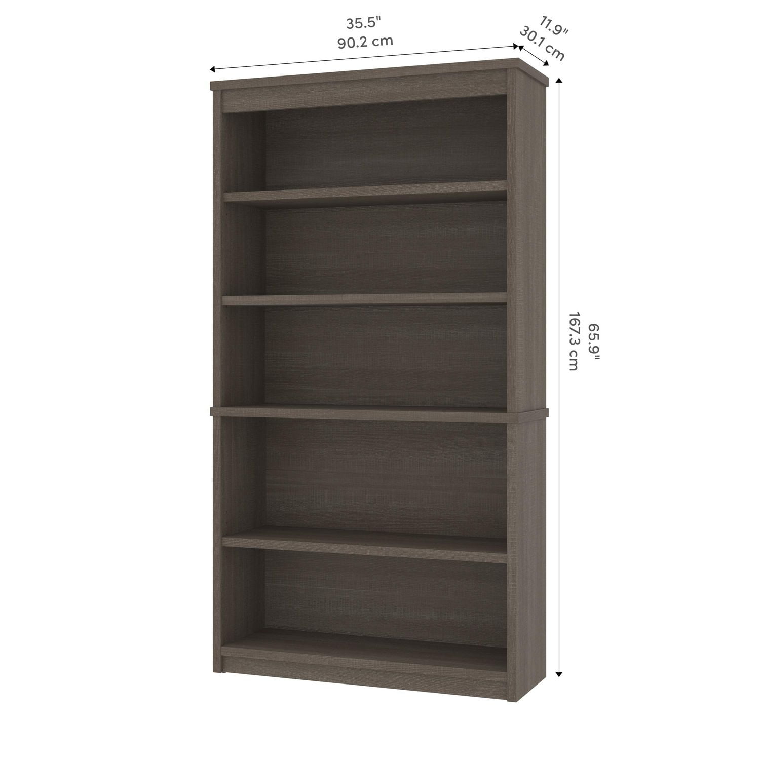 Bibliothèque 36L Universel de Bestar, gris écorce