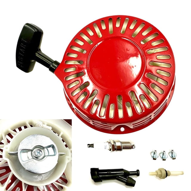 Recoil Pull Starter Red For Honda GX240 GX270 173F 177F Engine Generator W/Pump