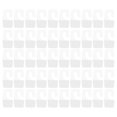 thumbnail image 4 of Miangastore 100pcs Clear Sticky Hanging Tabs Self Adhesive Hang Tabs PVC Tag Hook for Retail Display, 4 of 8