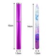 thumbnail image 2 of Glass Nail File Buffers with Cases, Colorful Printed Nail Files Crystal Glass Nail Buffer Manicure Tools, 2 of 5