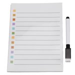 Dry Erase Board Sticker, Whiteboard Erasable Schedule List Super Stickiness Removable Practical  for Kitchen