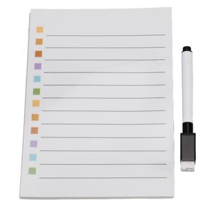 Stickers de tableau d'effacement sec, tableau blanc effaçable Liste des horaires Super Stickness Pratique pour la cuisine