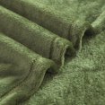 thumbnail image 3 of Mainstays Plush Throw Blanket Green, 3 of 7