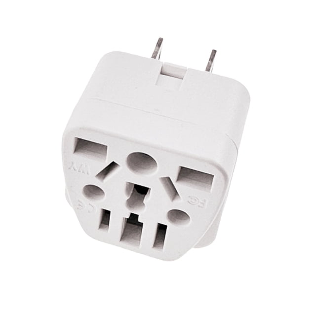 Fokuz Two Pin Turn Three Pin Two Hole Turn Three Hole Standard 10A Conversion Plug Plug Turn To 2 Flat Plug