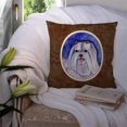 thumbnail image 3 of Carolines Treasures 7108PW1414 Maltese Fabric Decorative Pillow, 3 of 4