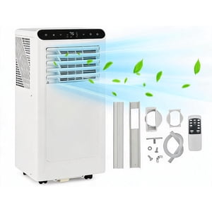10,000 BTU portatif Air Conditionneur, 3-in-1 portatif AC Unité avec refroidissement, ventilateur, déshumidificateur & Mode sommeil, télécommande, 24H Minuterie pour les chambres jusqu'à 450 Le lieutenant-colonel.